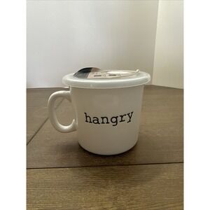 Joseph A. Ceramic 25oz Hangry  Soup Mug Bowl Cup- Brand New